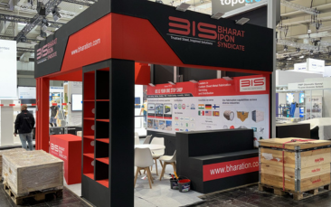 Custom Trade Show Displays by Expo Creators—The Kusalava Booth Features Turnkey Trade Show Solutions, Graphics Printing, and Booth Fabrication.